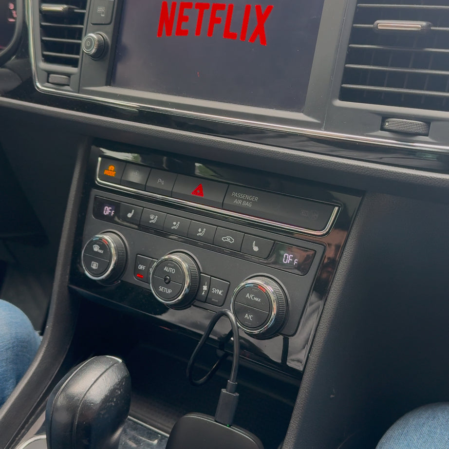 Car Connectivity Box Carplay Converter Aibox Smart Carplay Box- Youtube, Netflix, Disney+, Prime Video, Iptv