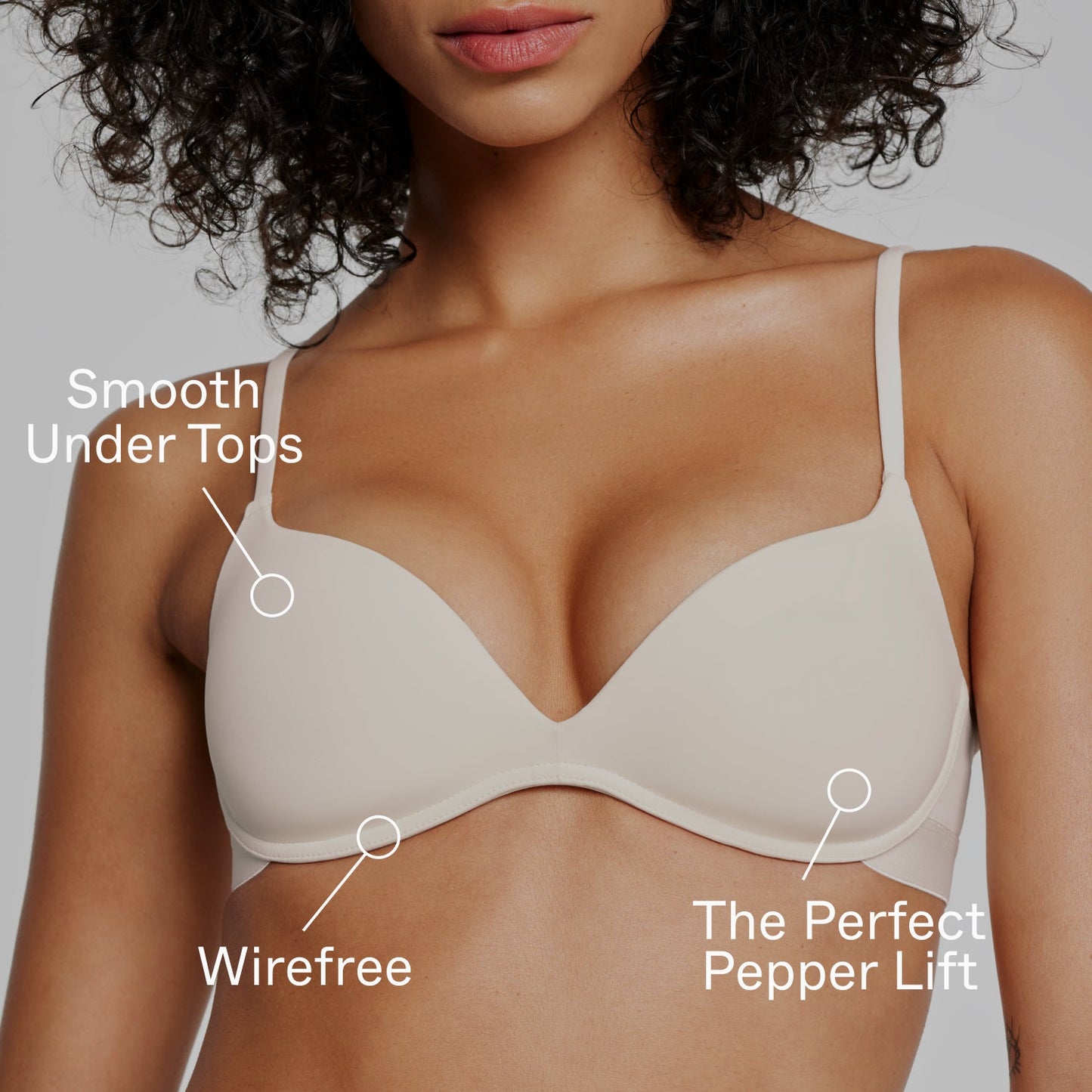 Zero-G Wirefree Lift Up Bra Black